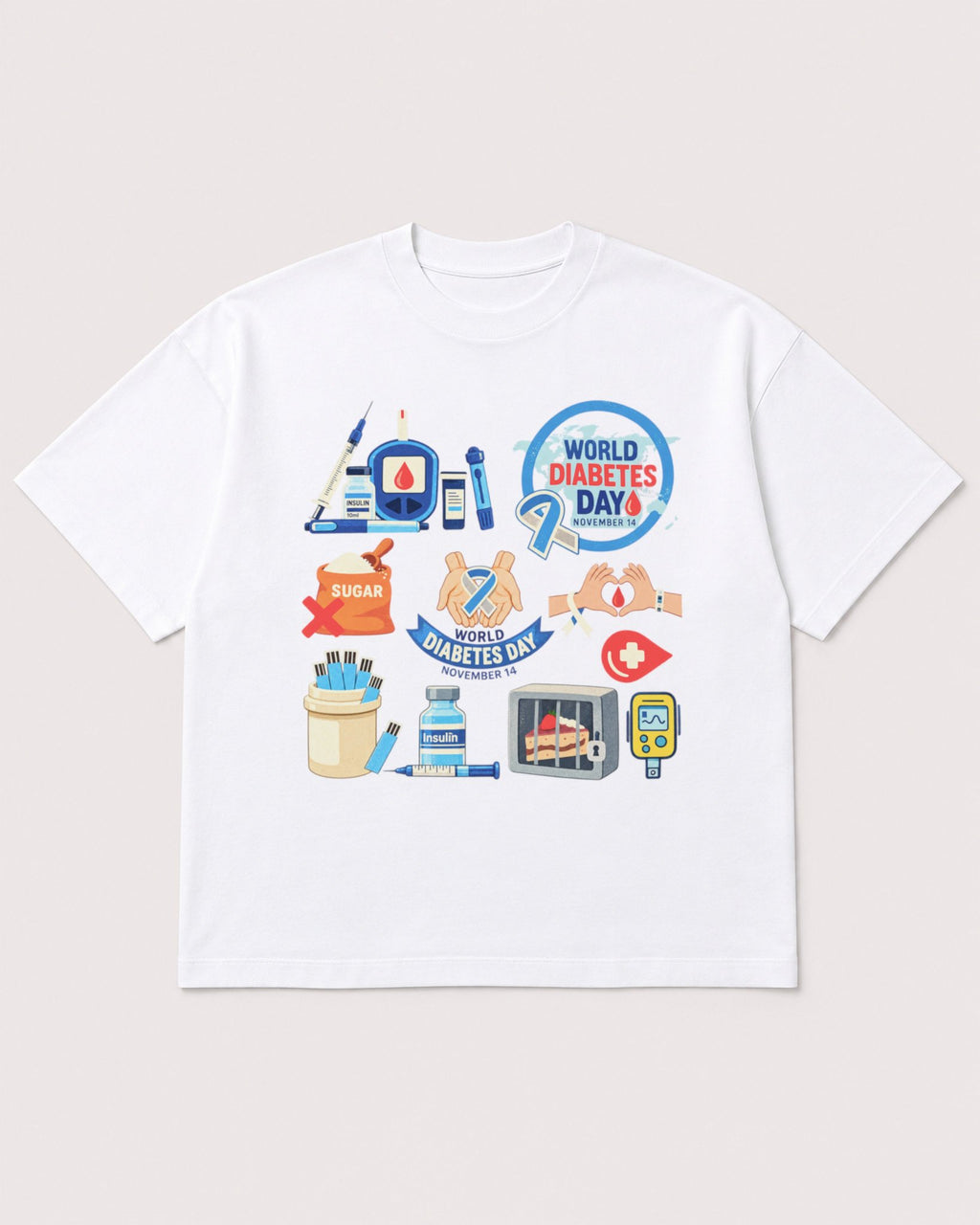 Mockup Boxy Heavyweight Tee White product