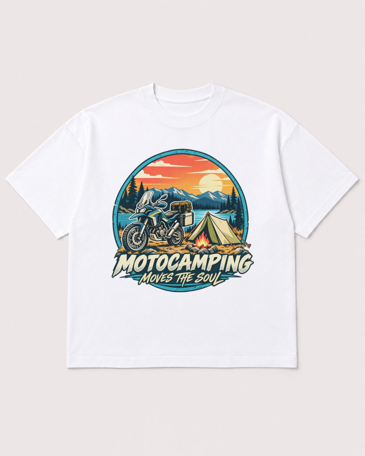 Mockup Boxy Heavyweight Tee White product
