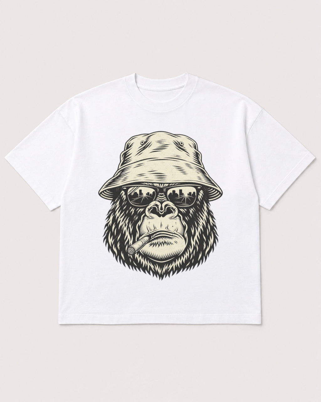 Mockup Boxy Heavyweight Tee White product