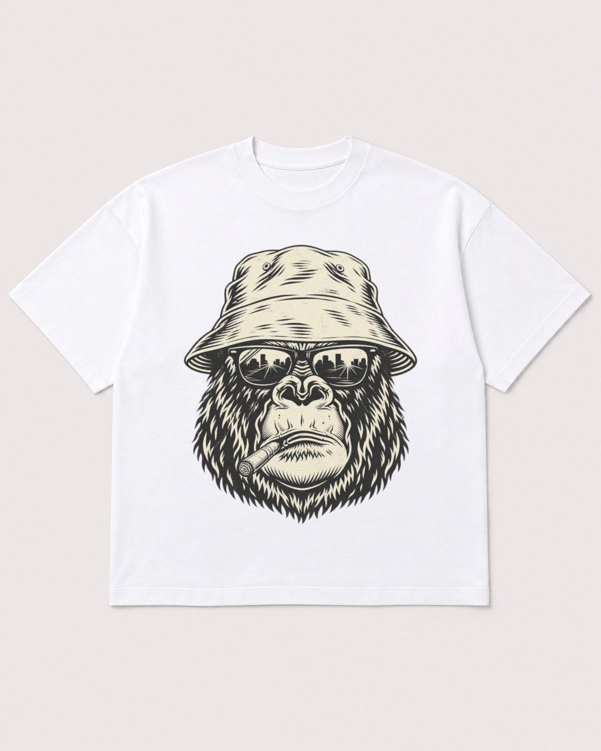 Mockup Boxy Heavyweight Tee White product