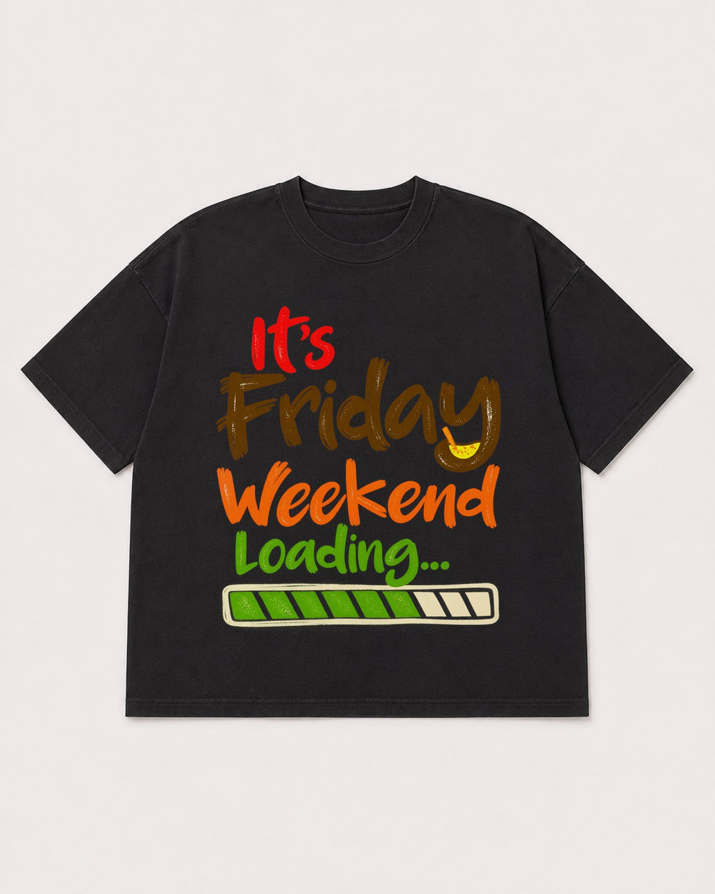 Mockup Boxy Heavyweight Tee Black product