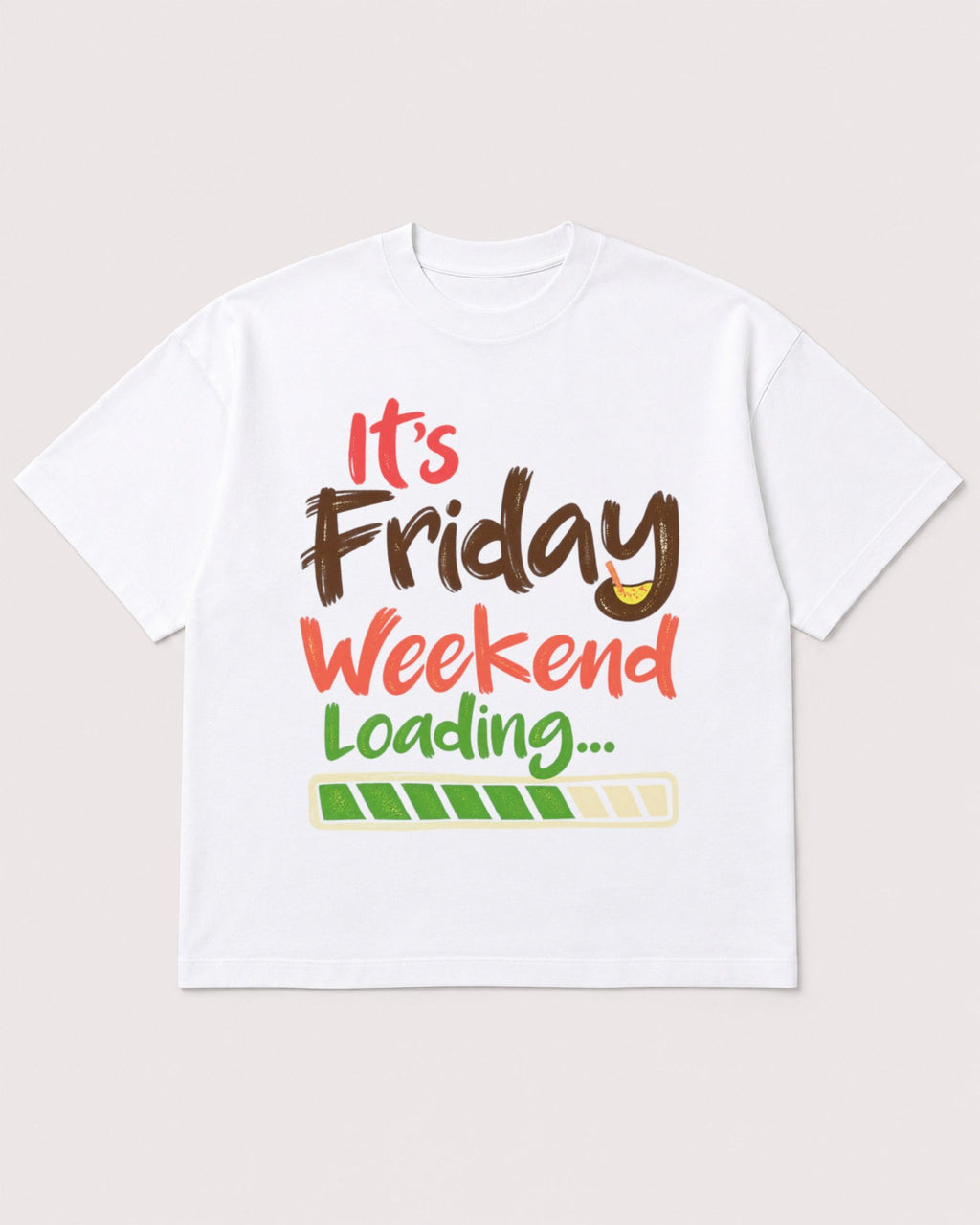 Mockup Boxy Heavyweight Tee White product