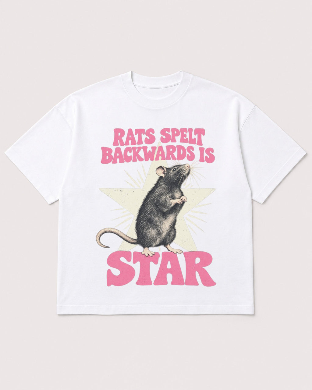Mockup Boxy Heavyweight Tee White product