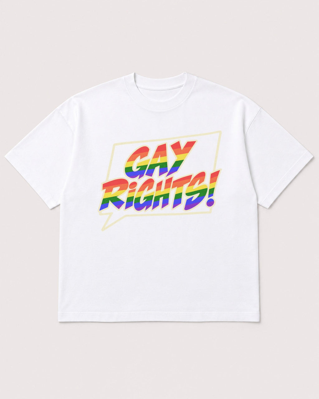 Mockup Boxy Heavyweight Tee White product