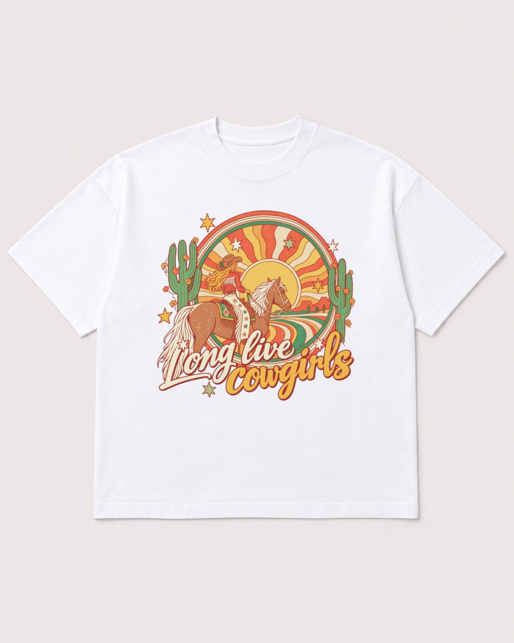 Mockup Boxy Heavyweight Tee White product