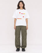 Mockup Boxy Heavyweight Tee White female full-body 02