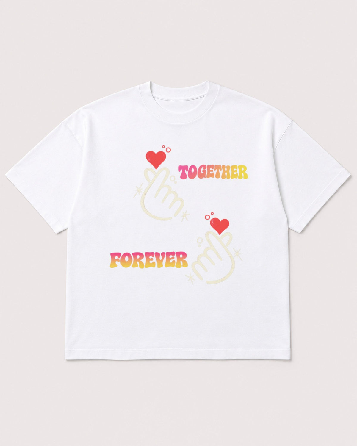 Mockup Boxy Heavyweight Tee White product