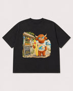 Mockup Boxy Heavyweight Tee Black product