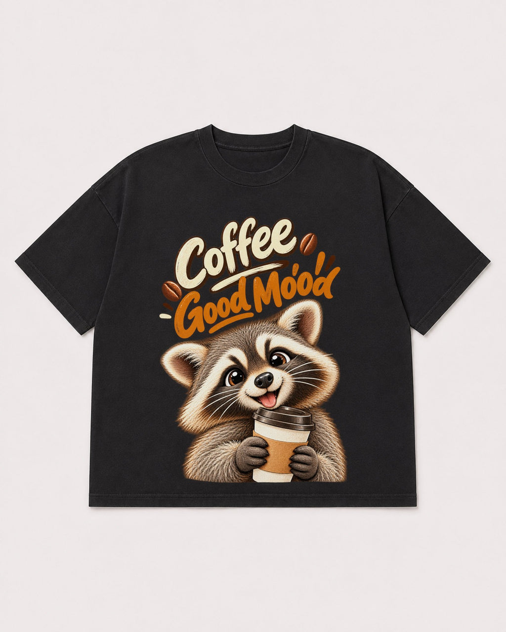 Mockup Boxy Heavyweight Tee Black product