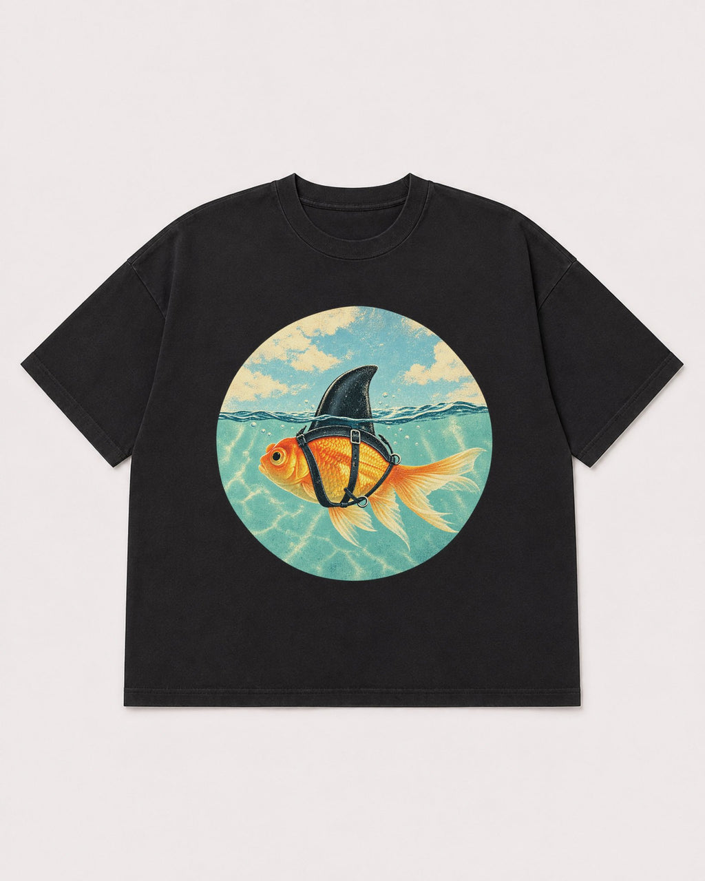 Mockup Boxy Heavyweight Tee Black product