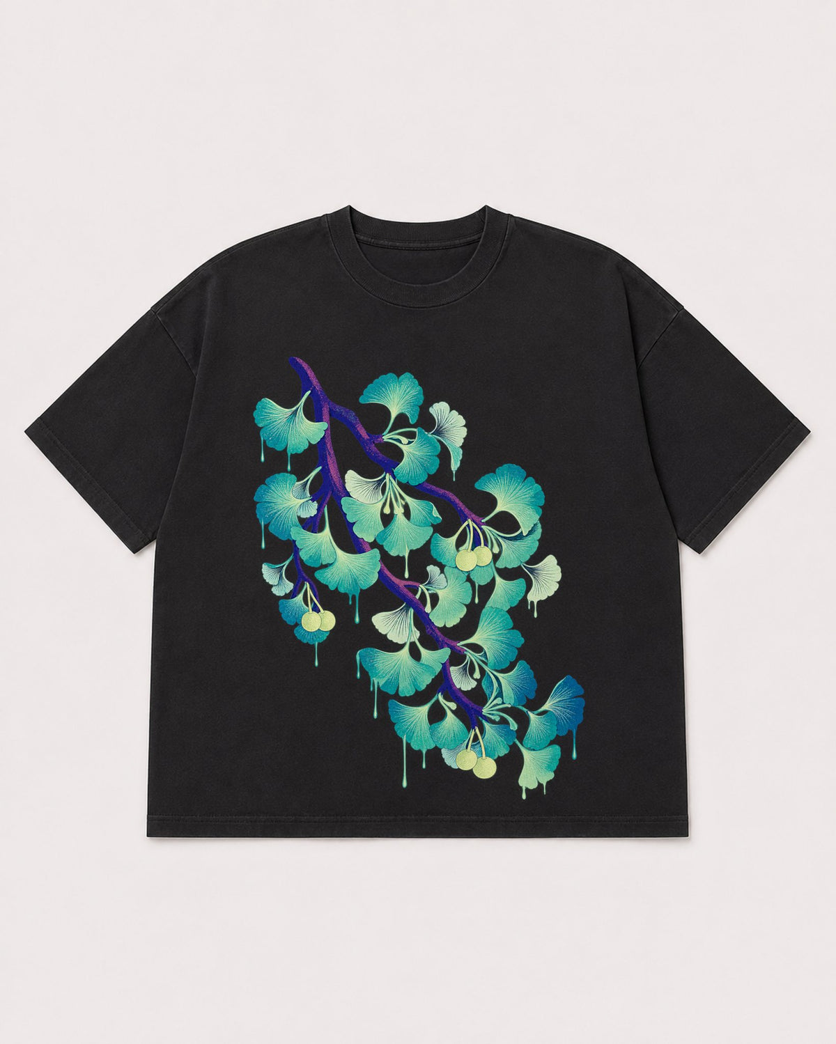Mockup Boxy Heavyweight Tee Black product