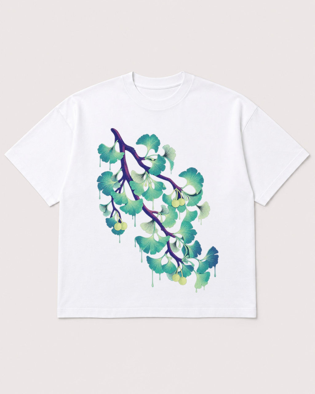 Mockup Boxy Heavyweight Tee White product