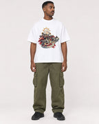 Mockup Boxy Heavyweight Tee White male full-body 14