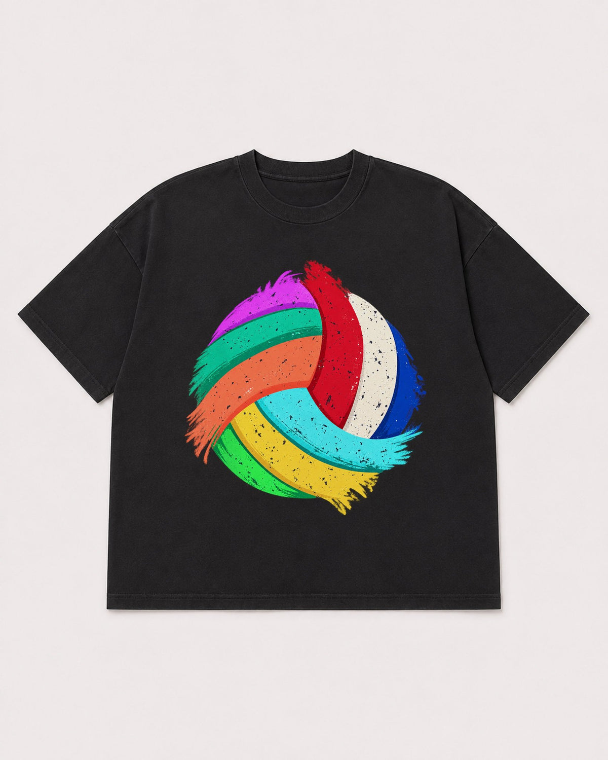 Mockup Boxy Heavyweight Tee Black product