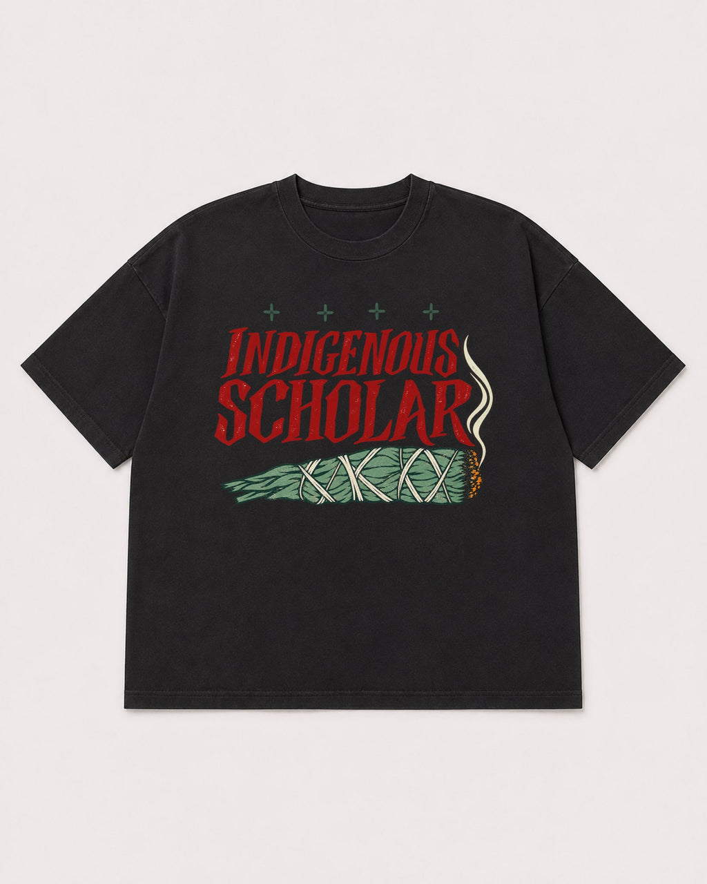 Mockup Boxy Heavyweight Tee Black product