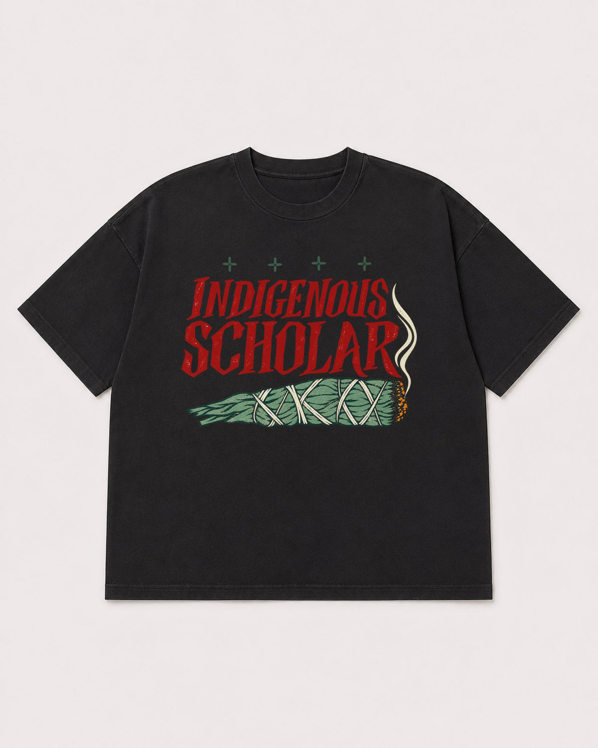 Mockup Boxy Heavyweight Tee Black product