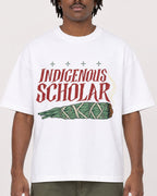 Mockup Boxy Heavyweight Tee White male close-up 04