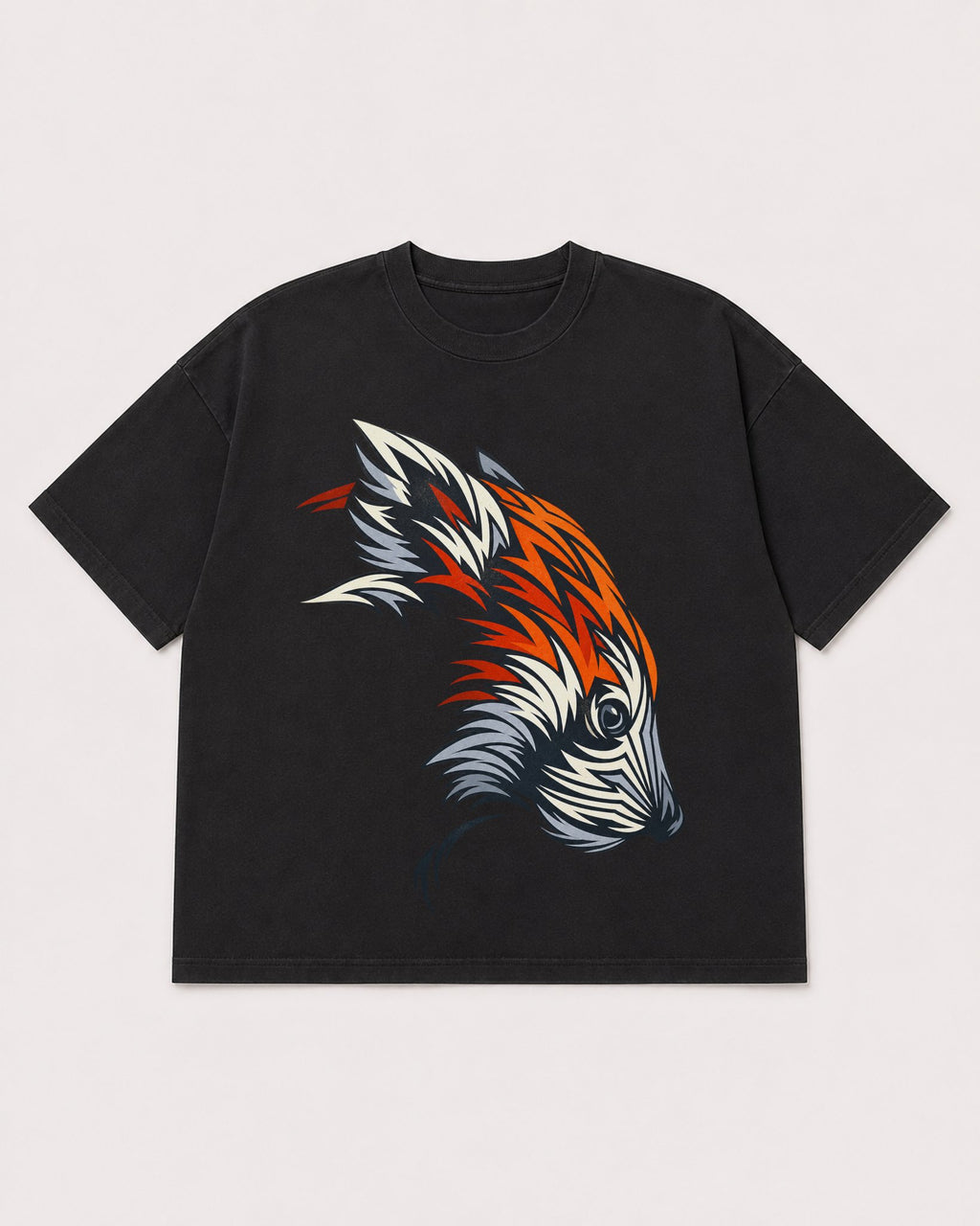 Mockup Boxy Heavyweight Tee Black product