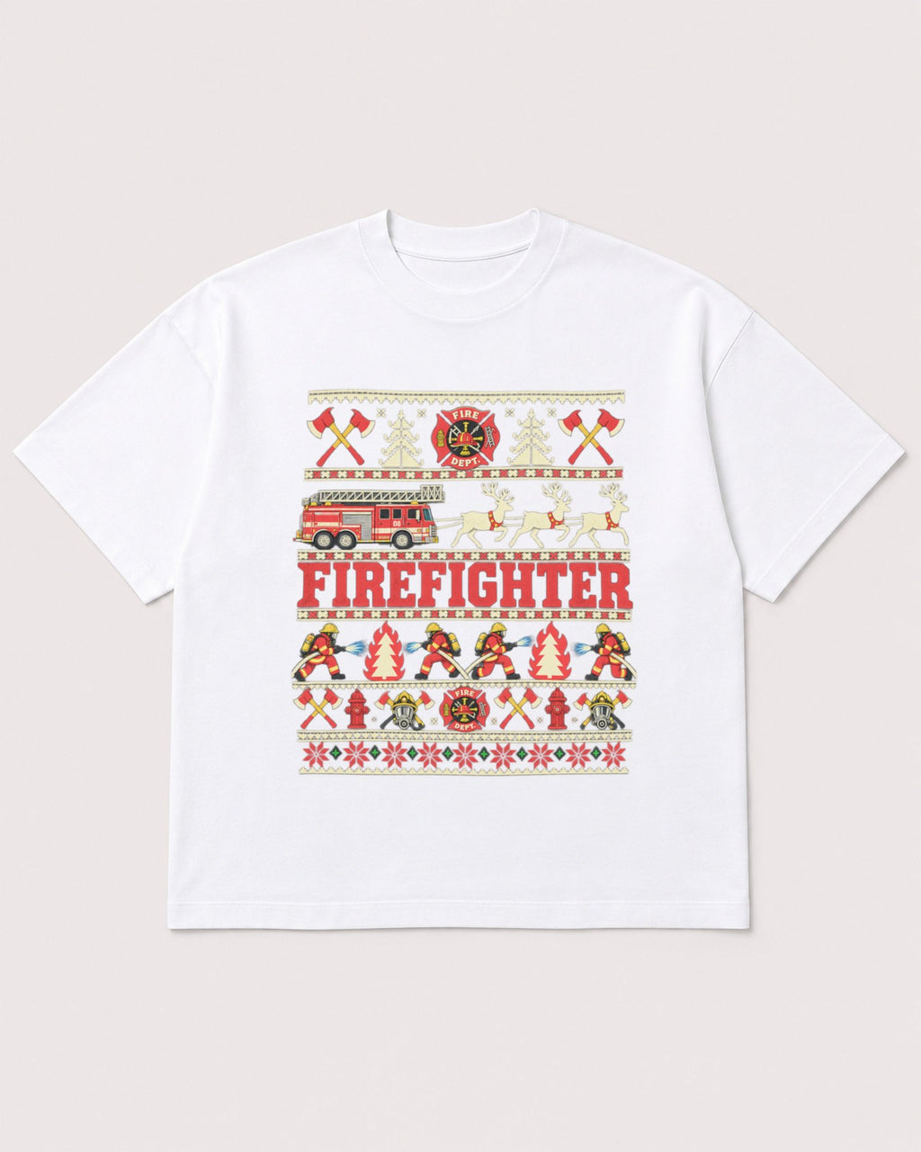 Mockup Boxy Heavyweight Tee White product