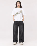 Mockup Boxy Heavyweight Tee White female full-body 03