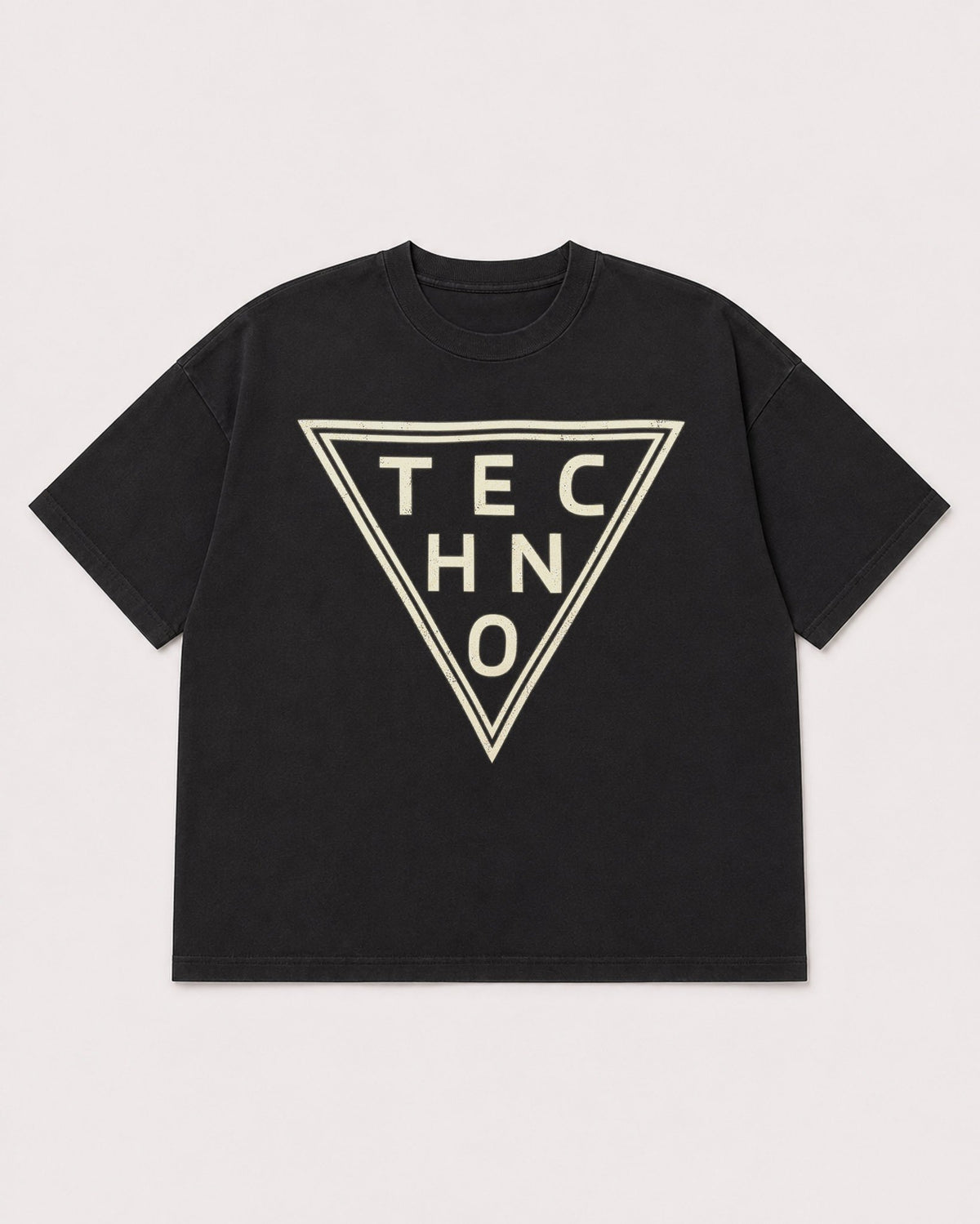 Mockup Boxy Heavyweight Tee Black product