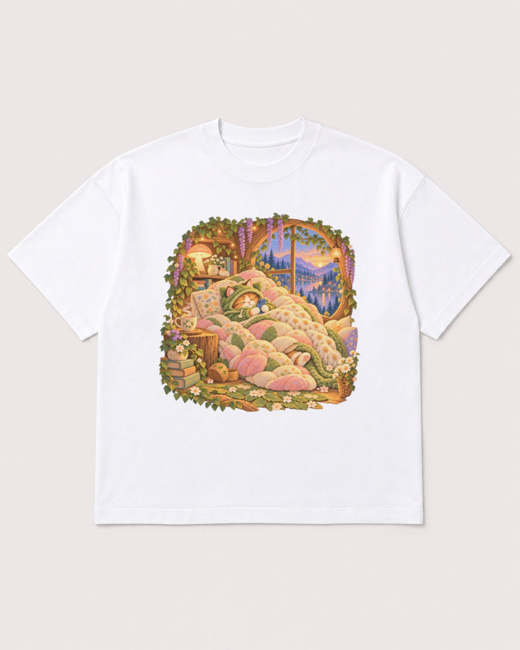 Mockup Boxy Heavyweight Tee White product