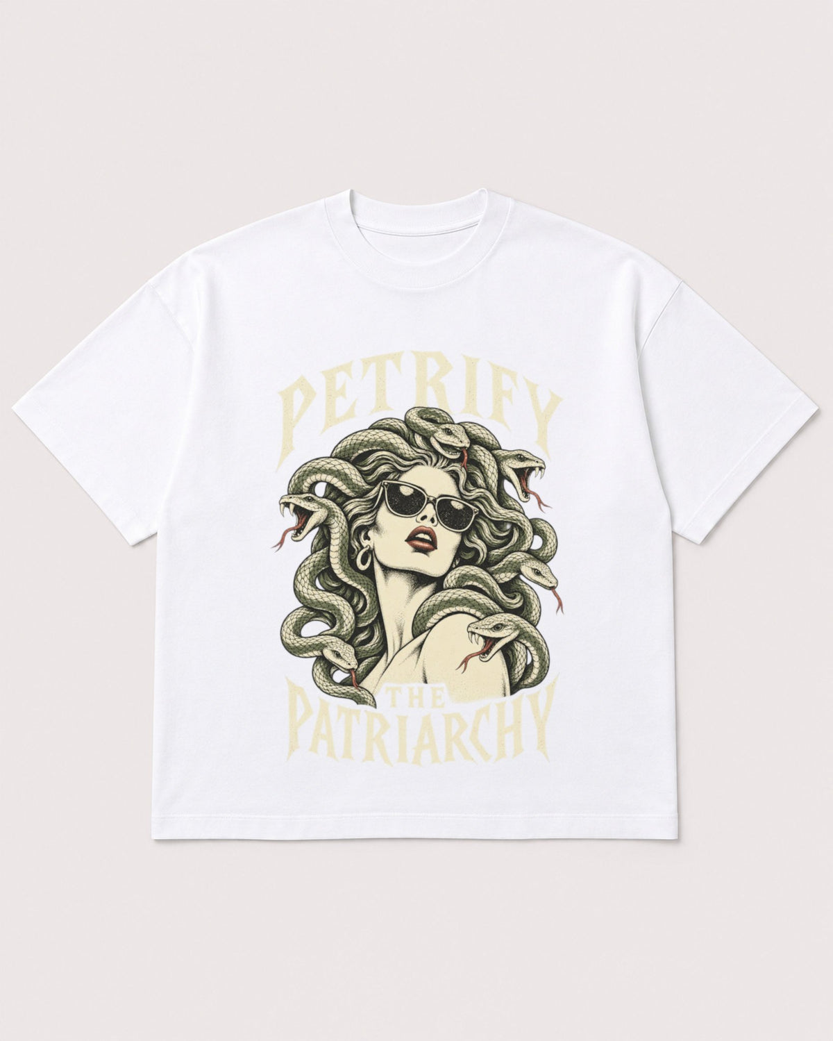 Mockup Boxy Heavyweight Tee White product