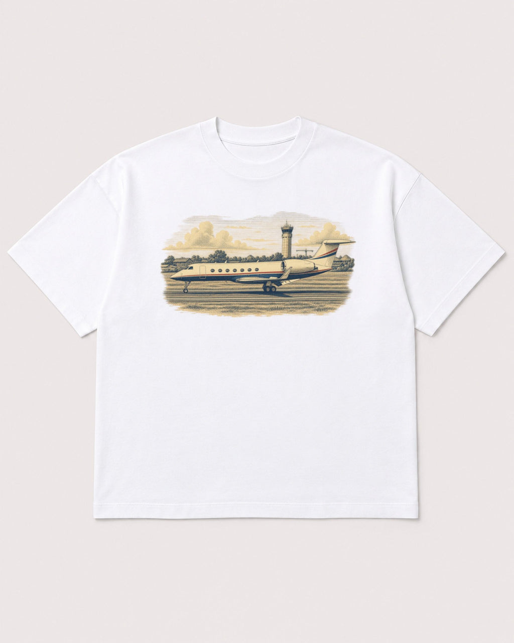 Mockup Boxy Heavyweight Tee White product