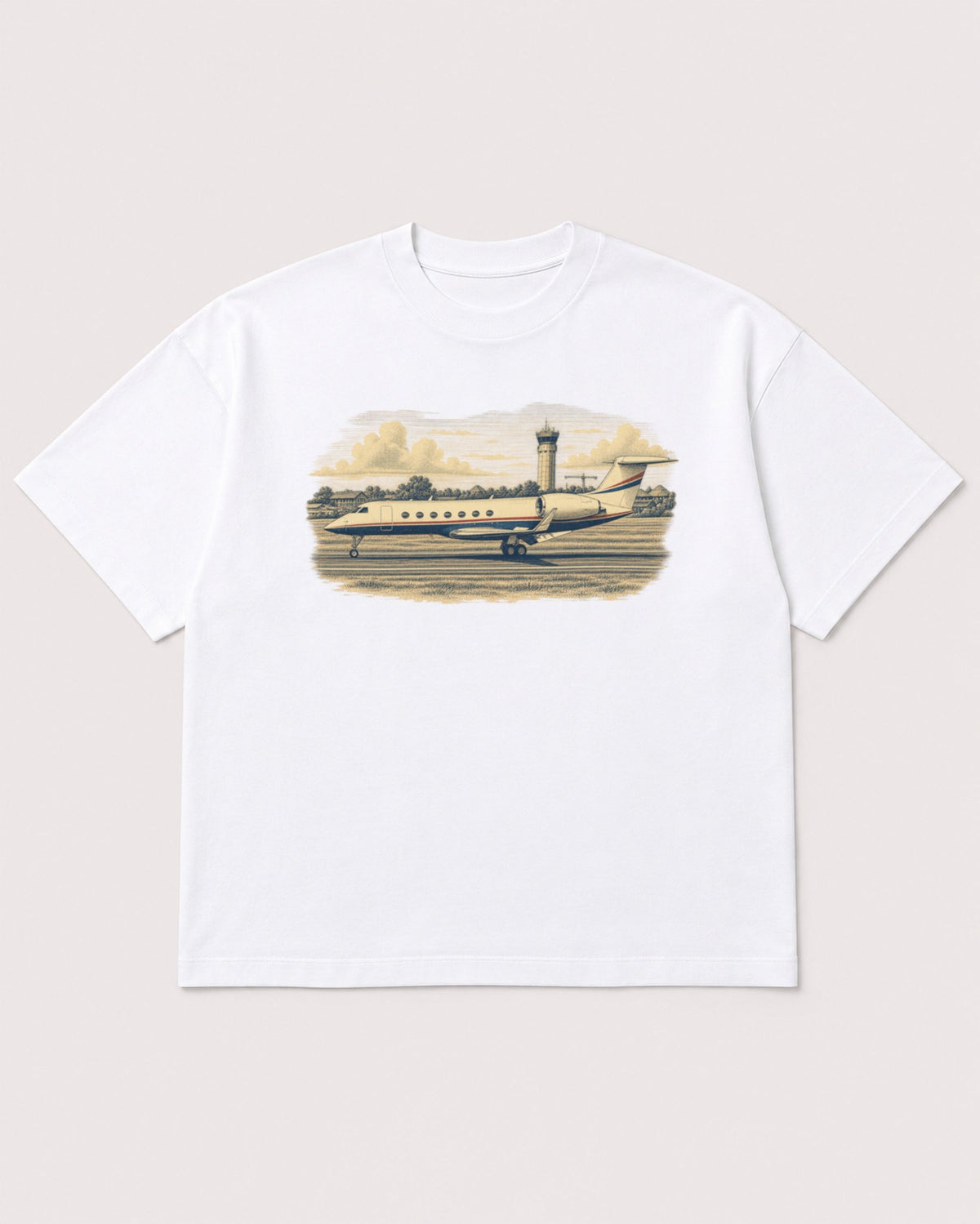 Mockup Boxy Heavyweight Tee White product