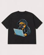 Mockup Boxy Heavyweight Tee Black product