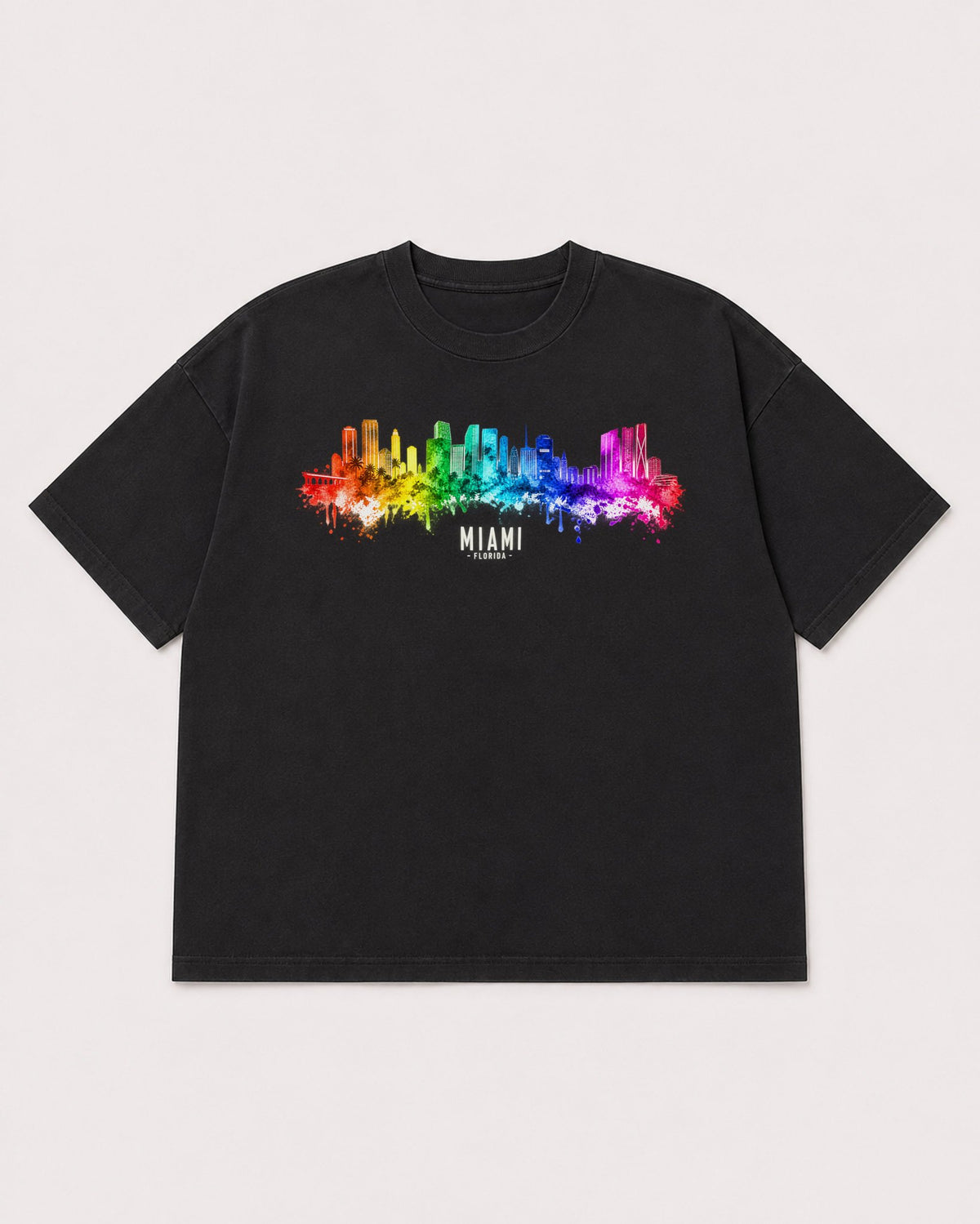 Mockup Boxy Heavyweight Tee Black product