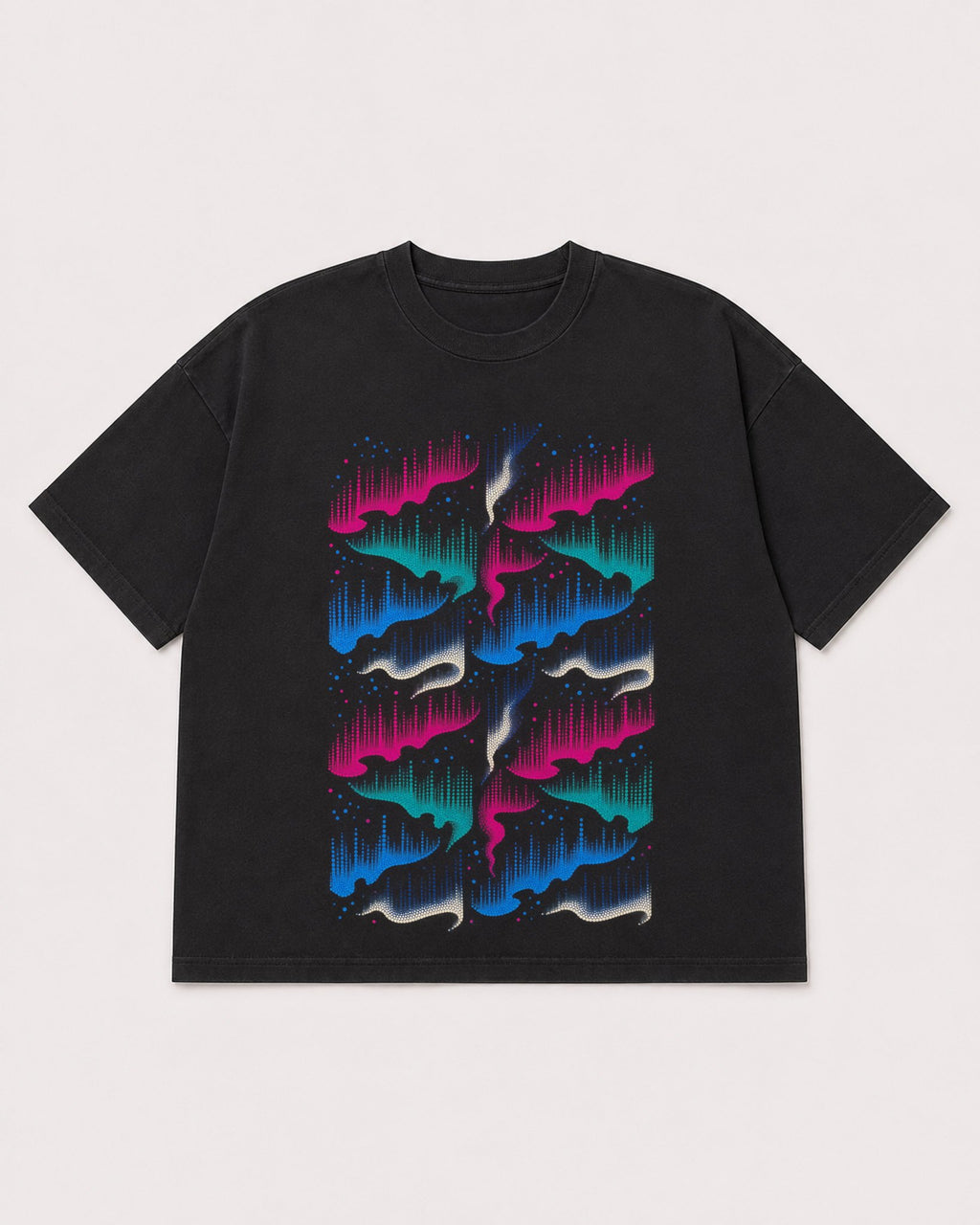 Mockup Boxy Heavyweight Tee Black product