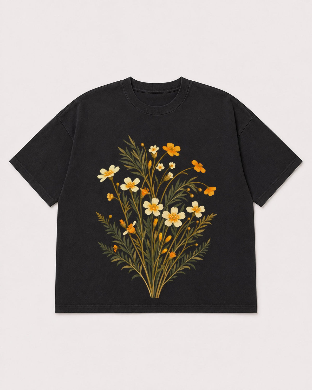 Mockup Boxy Heavyweight Tee Black product