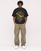 Mockup Boxy Heavyweight Tee Black male full-body 04