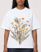 Mockup Boxy Heavyweight Tee White female close-up 04