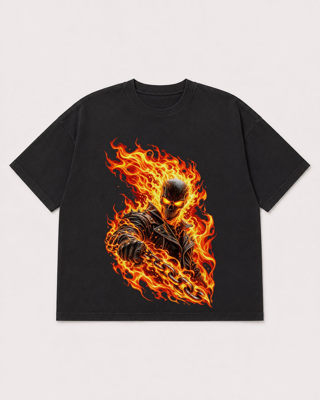 Mockup Boxy Heavyweight Tee Black product