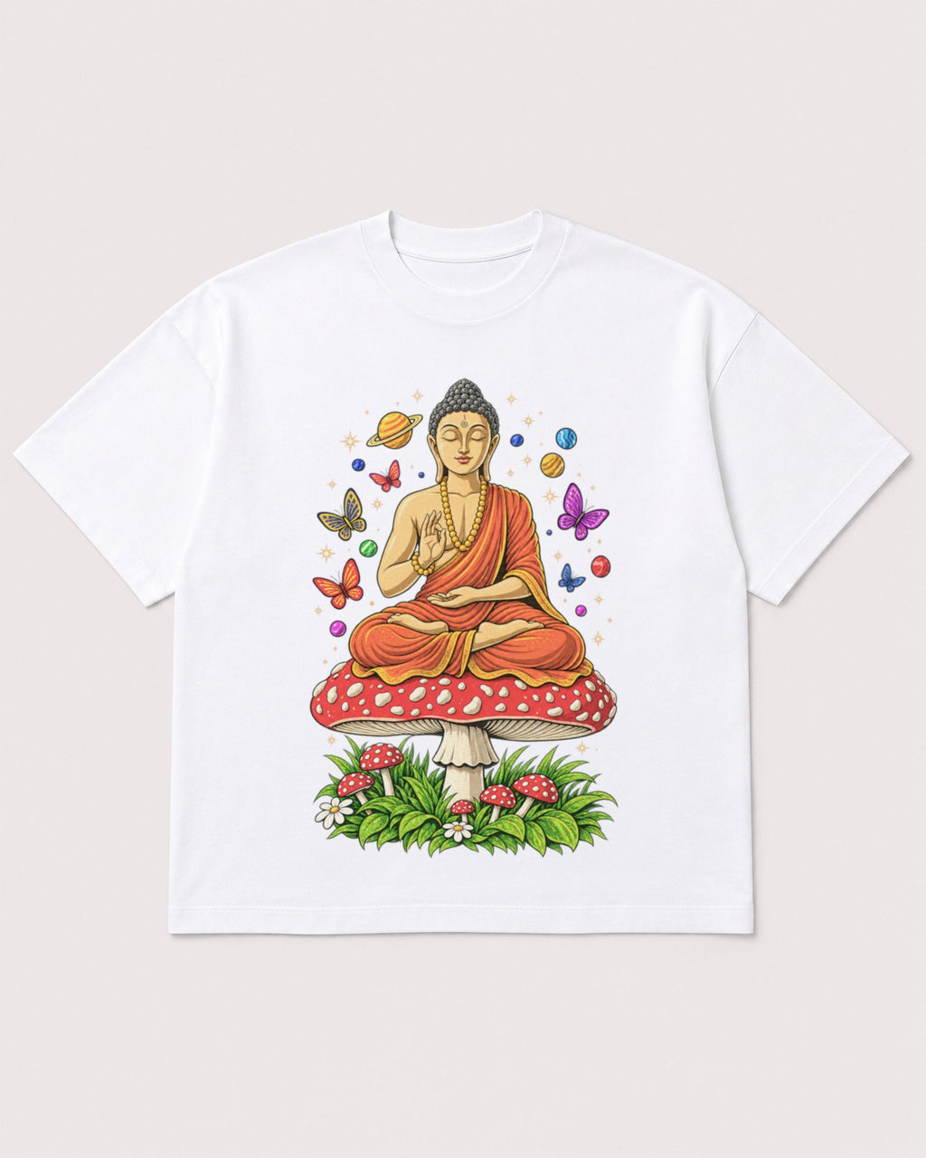 Mockup Boxy Heavyweight Tee White product