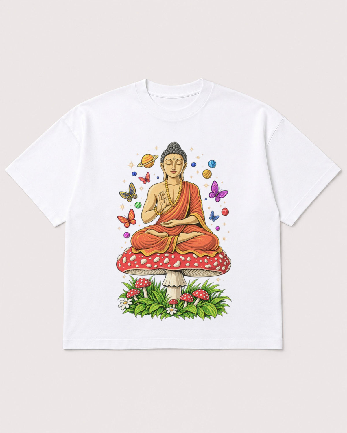 Mockup Boxy Heavyweight Tee White product