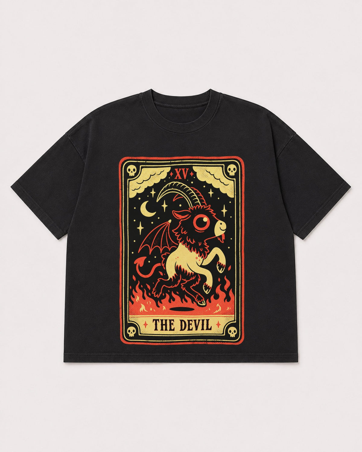 Mockup Boxy Heavyweight Tee Black product
