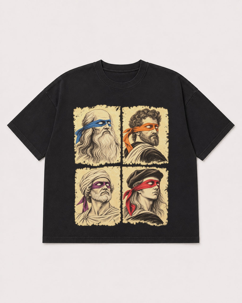 Mockup Boxy Heavyweight Tee Black product