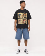 Mockup Boxy Heavyweight Tee Black male full-body 15