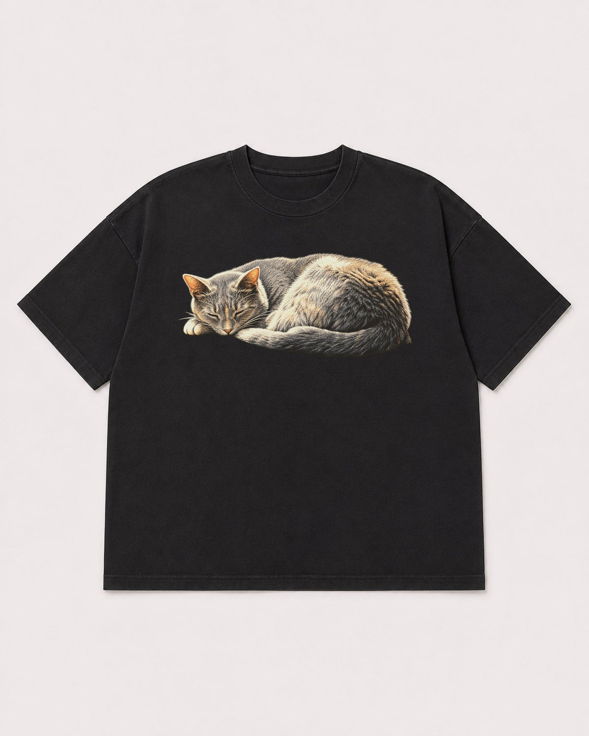 Mockup Boxy Heavyweight Tee Black product