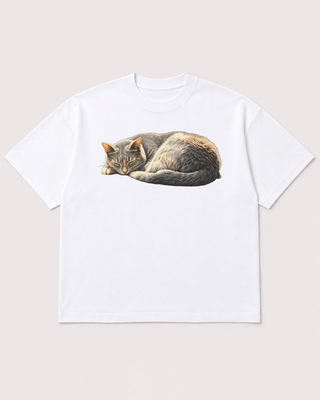 Mockup Boxy Heavyweight Tee White product
