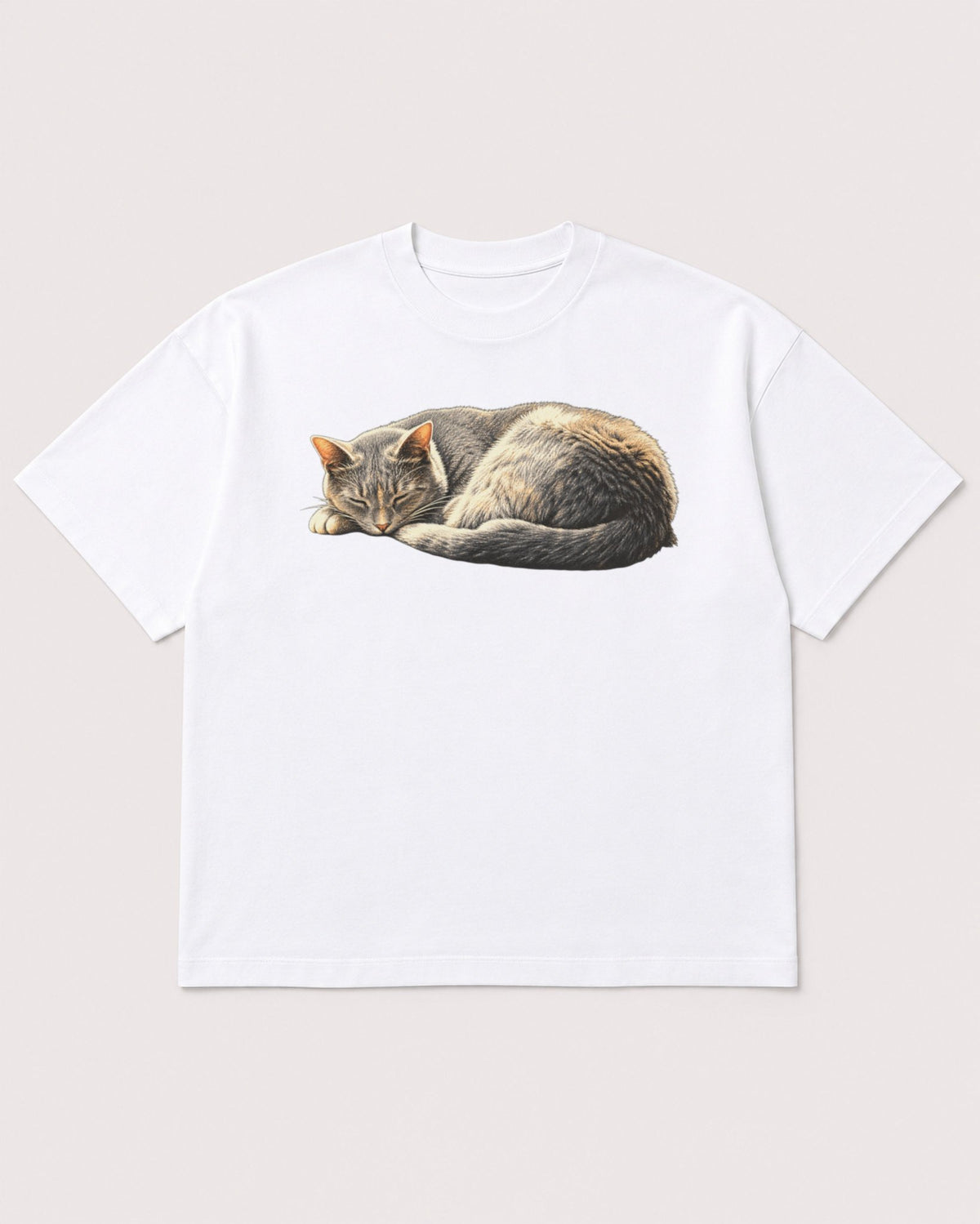 Mockup Boxy Heavyweight Tee White product