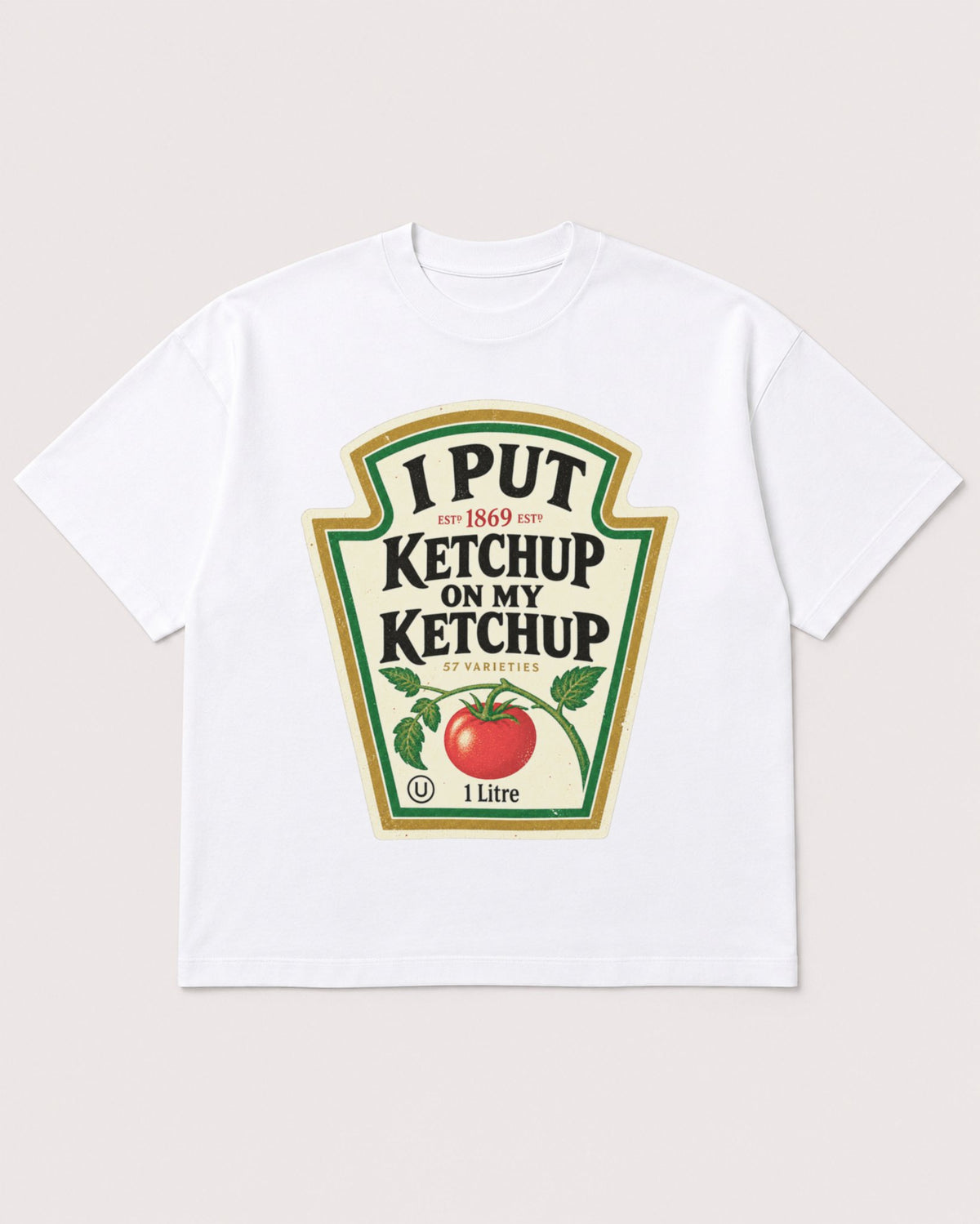 Mockup Boxy Heavyweight Tee White product