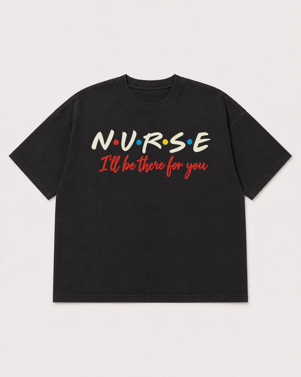 Mockup Boxy Heavyweight Tee Black product