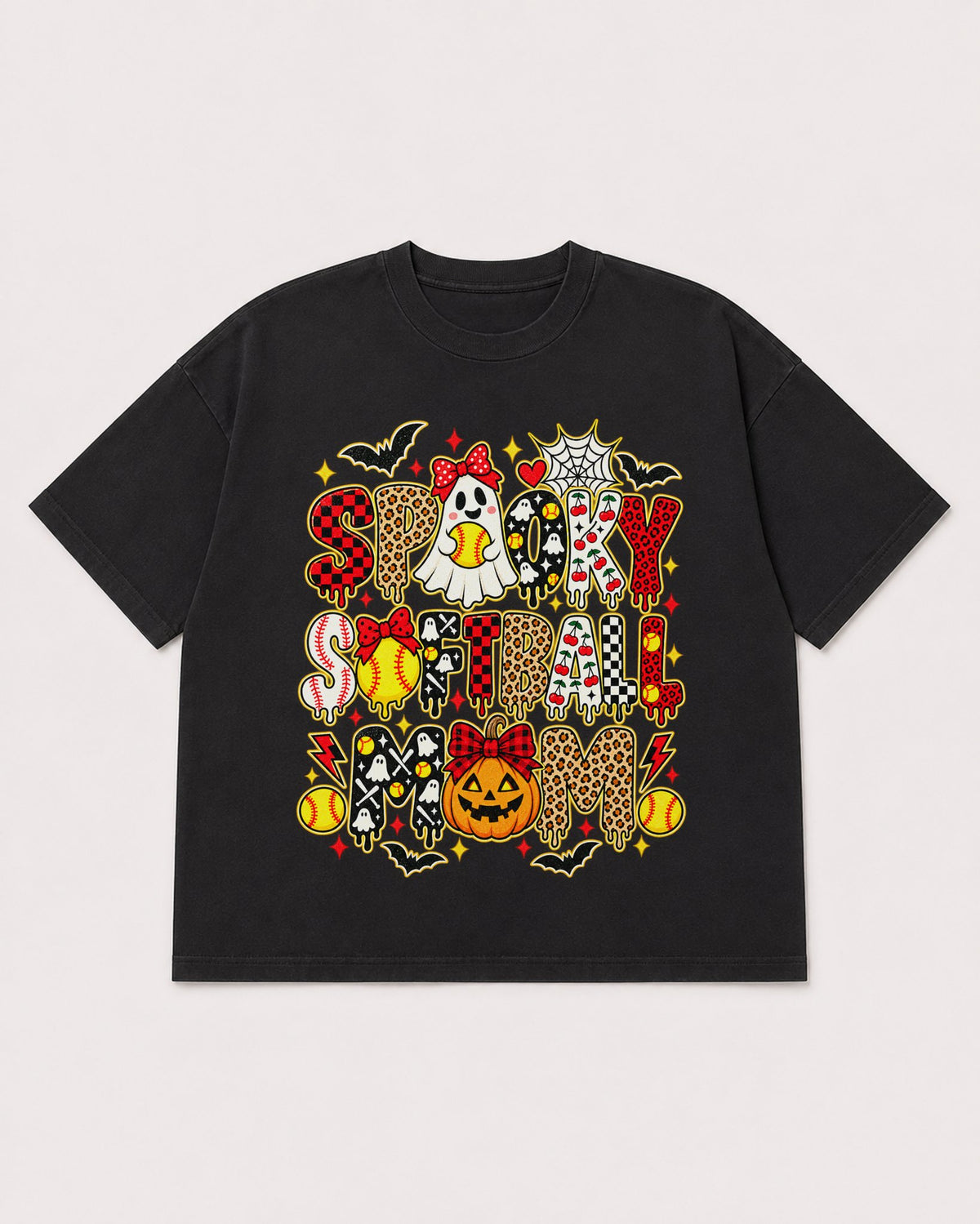 Mockup Boxy Heavyweight Tee Black product