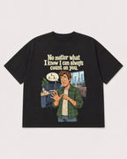 Mockup Boxy Heavyweight Tee Black product