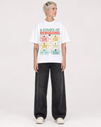 Mockup Boxy Heavyweight Tee White female full-body 48