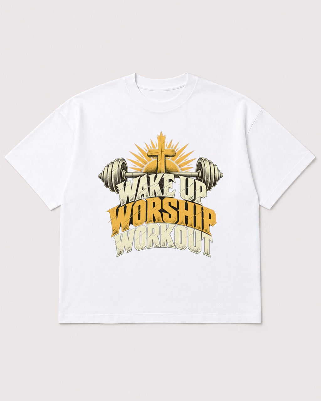 Mockup Boxy Heavyweight Tee White product